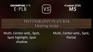 Olympus PEN E-PL8 vs. Canon EOS M5: A Comparison of Specifications