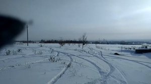 Самодельный сноубайк