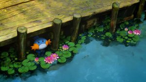 Покемон в Воде | Mudkip | Rainy Day | Pond Pokemon - Живые Обои