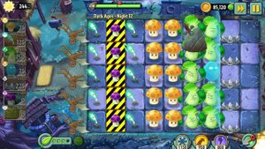 Plants vs Zombies 2 Тёмные века уровни 10-15