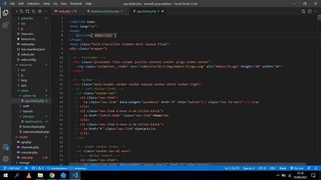 laravel 8 perpustakaan - 03 Template Admin Lte смотреть онлайн
