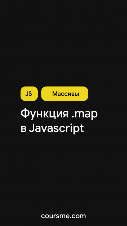 Функция .map в JS за одну минуту!