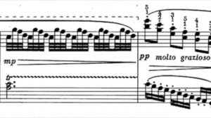 Rafał Blechacz - Szymanowski Piano Sonata #1, Mov. 3 (Scrolling Score)