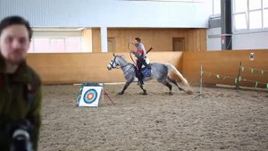 Тренировка по джигитовке