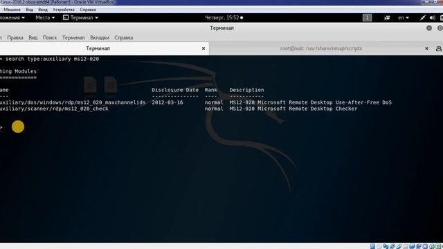 025 Сканирование уязвимостей с помощью модулей Metasploit