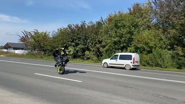 Мотобудни. Езда на заднем .КТМ 690