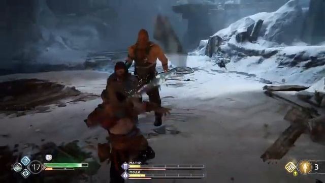 Прохождение игры GOD OF WAR(2018) часть #15 БИБА И БОБА смотреть онлайн