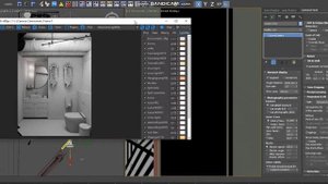 Постановка ракурсов 3dsmax+ corona cam в узких помещениях