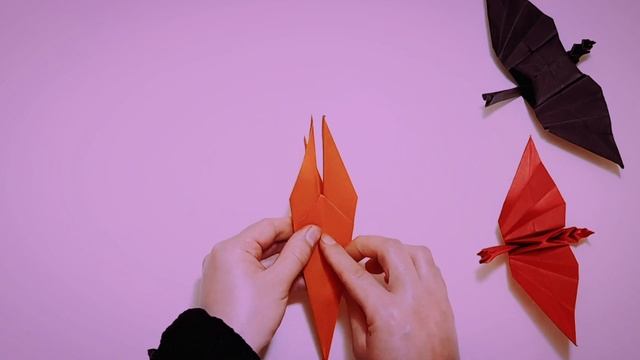 Origami paper Flapping Dragon/How to make paper dragon смотреть онлайн