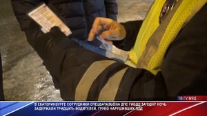 Спецбатальон ГИБДД все выходные патрулировал дороги Екатеринбурга