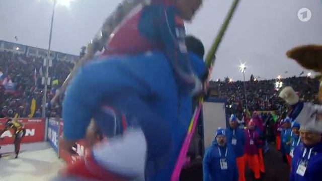 Nove Mesto-2016. Laura Dahlmeier about her second place in mass start смотреть онлайн