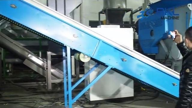 Shredder Crusher For PP Jumbo Bags / Однороторный шредер и дробилка для ПП биг бэгов и отходов