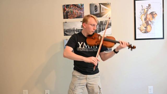 Bach - Partita No. 2 - Gigue, Practice смотреть онлайн