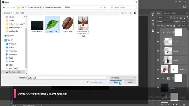 How to Design Coffee Shop Banner for Social Media Design/Banner in Adobe Photoshop смотреть онлайн