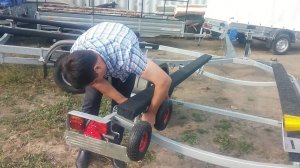 Доработка лодочного прицепа МЗСА 81771Е. Тюнинг прицепа. ЦЛП АРИВА.