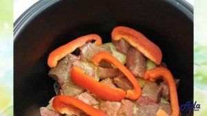 ★РЕСТОРАННОЕ БЛЮДО-★ ХАШЛАМА ИЗ БАРАНИНЫ В МУЛЬТИВАРКЕ ★