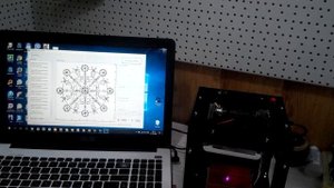 обзор тест лазерного гравера NEJE DK-8-KZ 1000mw. Выжигаем Агисхьяльм и jötun villur