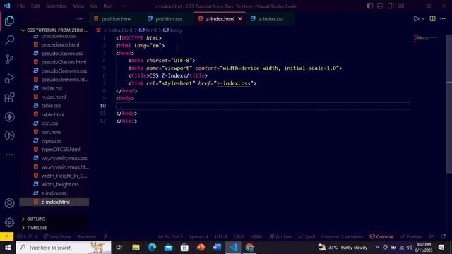 CSS Tutorial: Mastering z-Index in CSS: A Comprehensive Guide to Stacking Order-Position Properties