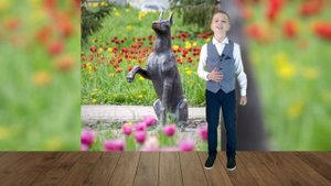 Ельчанов Богдан читает стихотворение С  Есенина Дай, Джим, на счастье лапу мне