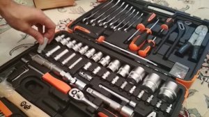 736-104 ЕРМАК Набор профессионального инструмента, 107 предм , 14″+12″