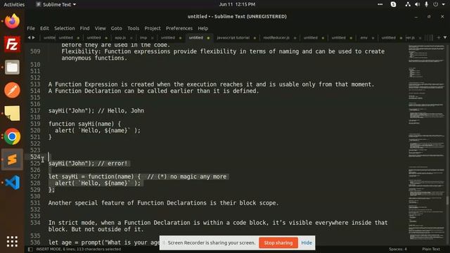 JavaScript Tutorial in Hindi #23 Function Expression vs Function Declaration javascript