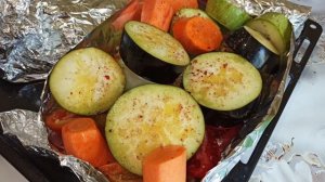 Говядина с овощами, запечёная в духовке