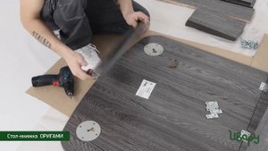 Стол "Оригами" сборка инструкция распаковка видео по сборке Ивару