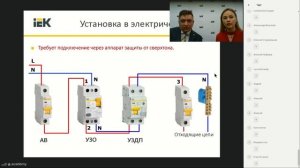 26.03.2019 Вебинар «Устройство защиты от дугового пробоя IEK®»