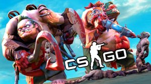 МЯСНИК МАНЬЯК ПОЙМАЛ МЕНЯ КРЮКОМ В КС ГО МОДЫ! ОБЗОР МОДА CS:GO веселая игра как мультик для детей