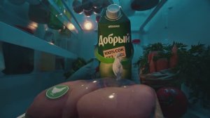 Добрый и ужин. Реклама сока добрый.