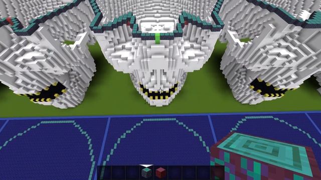 Minecraft skull tutorial смотреть онлайн