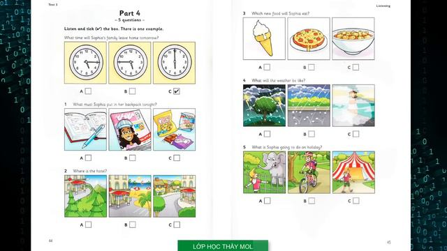 Flyers 2 TEST 3 Authentic Examination Papers - Listening Tests 3 (Có ĐÁP ÁN & SÁCH PDF ở phần mô tả смотреть онлайн