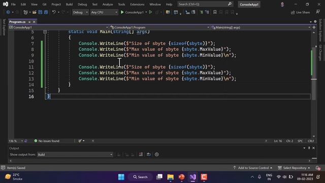 sbyte, byte, short, ushort, int, uint, long, ulong | Integral numeric types in C# смотреть онлайн