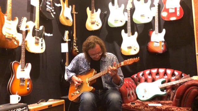 Fender CS Artisan Telecaster Bluesy Jam смотреть онлайн