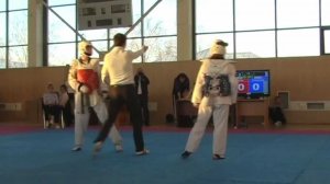 Taekwondo WTF. Турнир клуба Беркут 24.02.2013 Степутина-Косяева