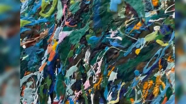 "Львиные розы".,Фан, Эмаль акр, 750х900. 2022г смотреть онлайн