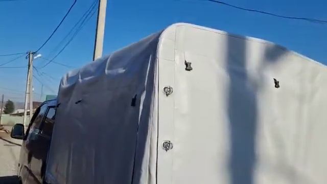 Тент из ПВХ на KIA Bongo смотреть онлайн