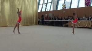 Групповое упражнение без предмета, 3-й разряд.