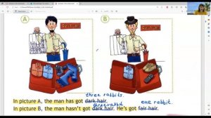 ГДЗ Spotlight 4 класс стр. 13 упр. 4,5,6,7 (ar, or + in the picture A, the man has got dark hair...