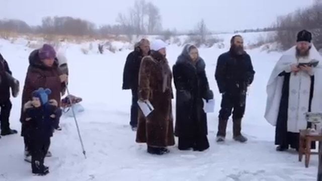 Крещение 2014, освещение Иордании, Давыдово смотреть онлайн