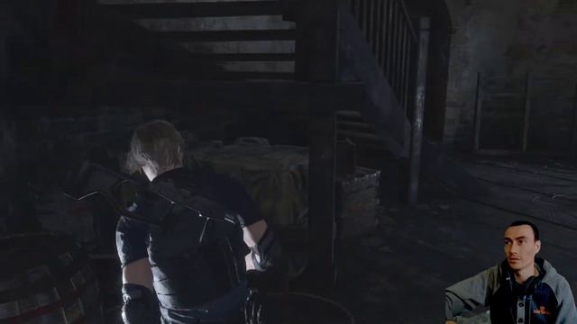 Resident Evil 4 Remake. Часть 9. Глава 7. Замок. Дворик. Луис Серра
