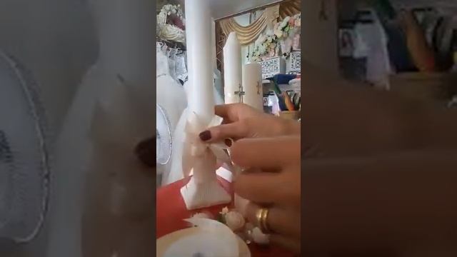 DIY /CHRISTENING CANDLE IDEAS/KNUNQI MOMERI DZEVAVORUM/ смотреть онлайн