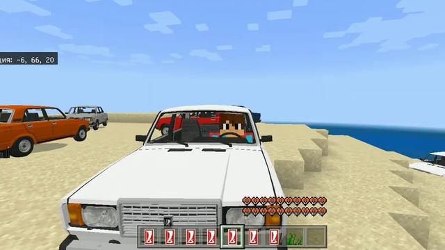 МОД НА ВАЗ 2107 ДЛЯ МАЙНКРАФТ ПЕ | ЖИГУЛИ компот minecraft смотреть онлайн