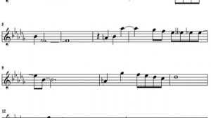 Крёстный отец. Саксофон-Альт. Ноты. Минус.