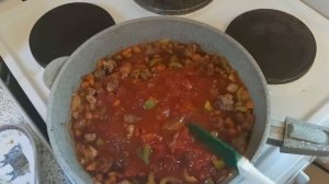 Макароны с мясом и овощами на сковороде! Быстро, но очень вкусно!