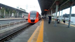 МЦК станция Хорошёво электропоезд Ласточка ЭС2Г-080