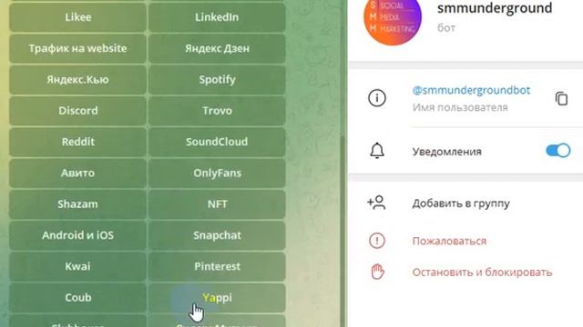 Лучший бот для накрутки для telegram, instagram, kwai, spotify, tik tok, VK, twitter