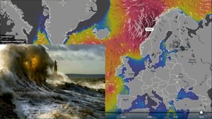 Зимние шторма в северной Атлантике. Прогноз погоды с 26 января по 1 февраля