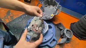 Ремонт пылесоса Dexter VOD1420SV (замена эл. двигателя)