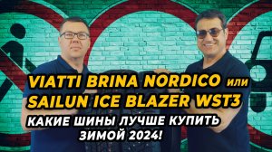 Какие шины лучше Viatti Brina Nordico или Sailun Ice Blazer WST3 зимой 2024!